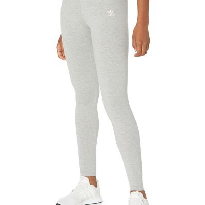 adidas Originals Womens Adicolor Essentials Fashion Tights Grey Heather L $35